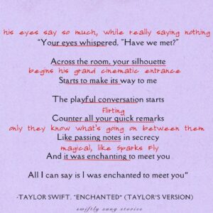 Please Don't Be in Love With Someone Else: "Enchanted" Meaning